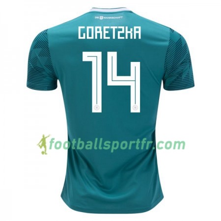 Tenue Allemagne Goretzka 14 Exterieur Coupe du monde 2018 Maillot de Foot